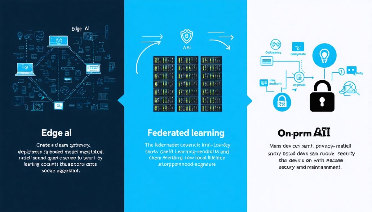 Edge, Federated ve On‑Prem AI: Güvenlik ve Maliyet Karşılaştırması